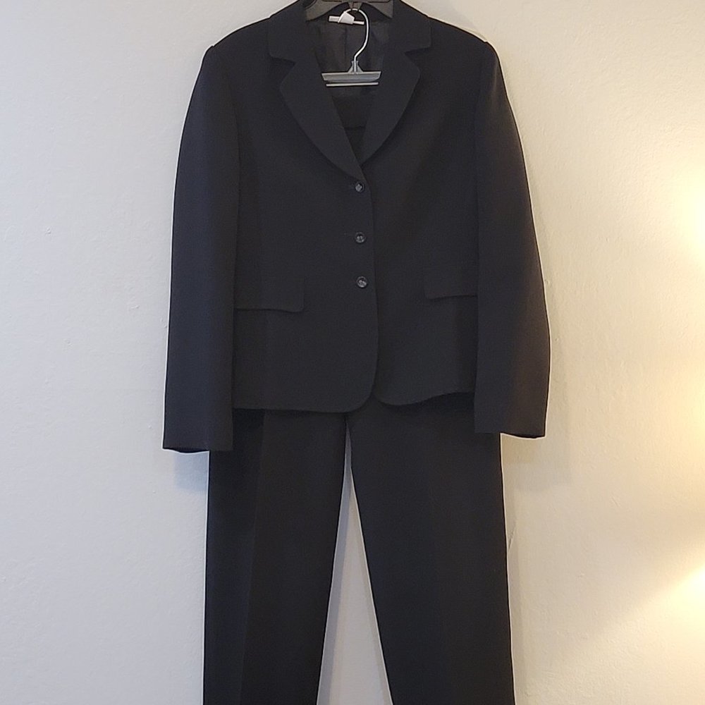 2pc black suit